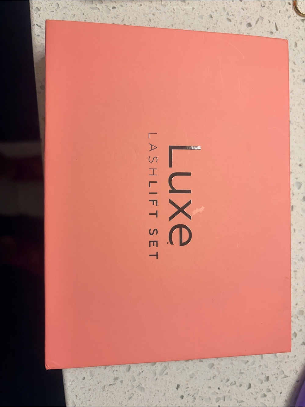 Luxe Coral Pink Lashlift Set Box